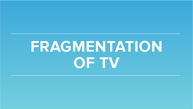 Fragmentation of TV