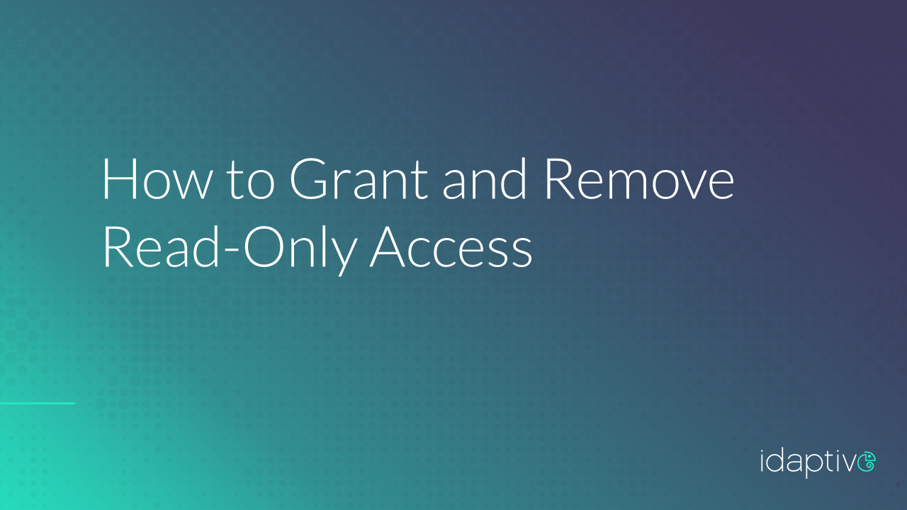 How to Grant and Remove Read-Only Access for Support