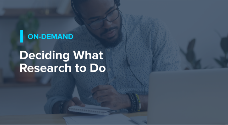 Deciding What Research to Do