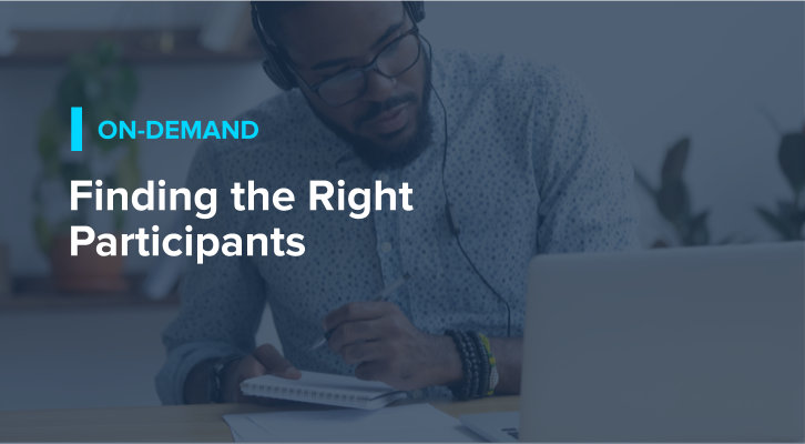 Finding the Right Participants