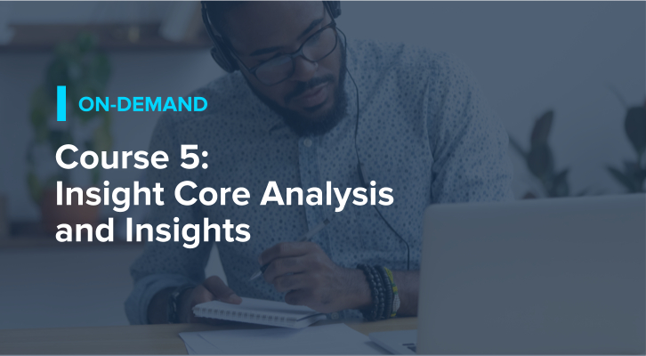 Course 5: Insight Core Analysis and Insights