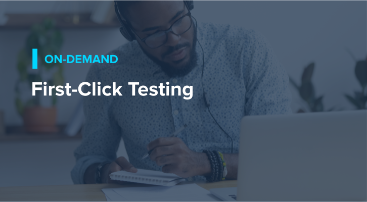 First-click Testing