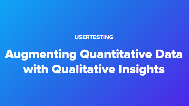 Augmenting Quantitative Data with Qualitative Insights