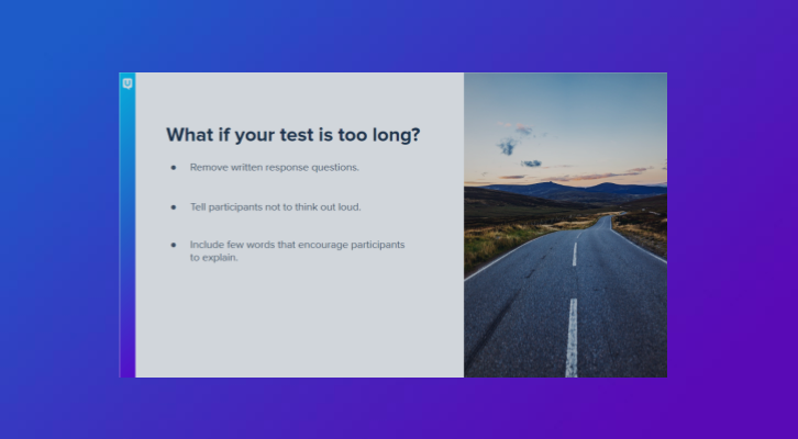 Managing Test Length