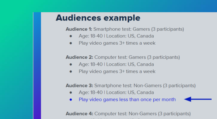 How to Use Multiple Audiences
