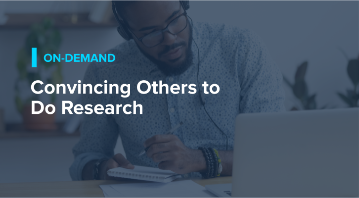 Convincing Others to Do Research