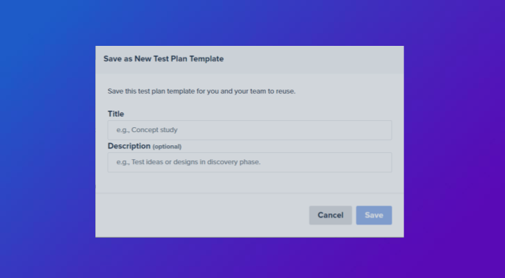 How to Use Saved Test Plans