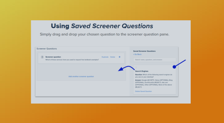 How to Use Saved Screeners