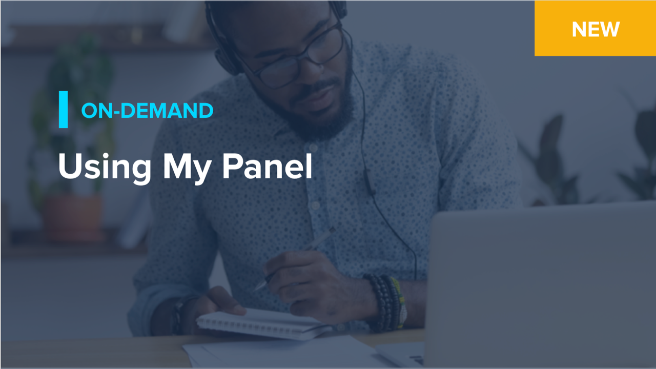 Using My Panel