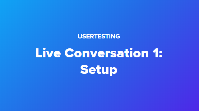 How to Use Live Conversation