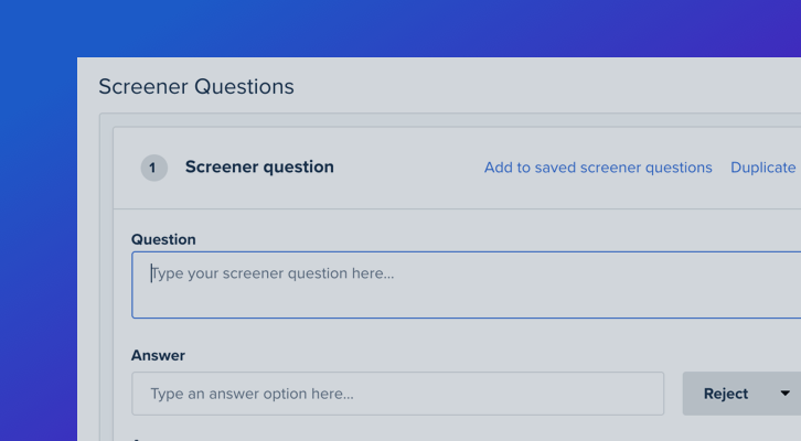 Best Practices for Screeners