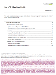 CosMx SMI Data Export Guide