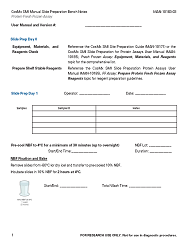 CosMx SMI Protein Fresh Frozen Assay Bench Notes