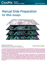 CosMx SMI Manual Slide Preparation for RNA Assays