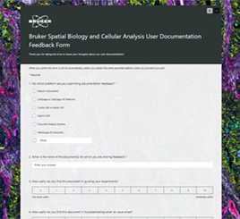 Document Feedback Form