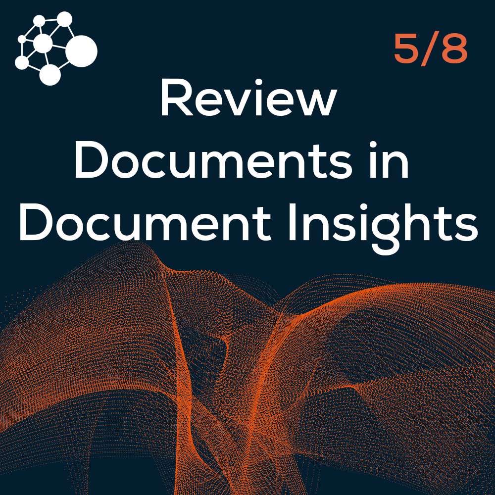 Review Documents in Document Insights