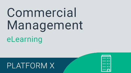 Commercial Management -Commercial Version X eLearning Suite