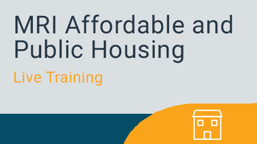 Affordable and Public Housing - Welcome to SaaS Live Training
