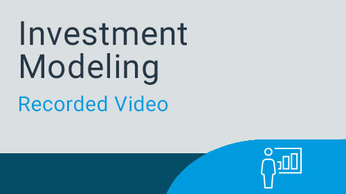 Investment Modeling - Fund Management Concepts Video