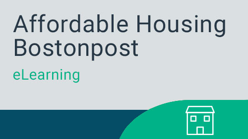 Affordable Housing Bostonpost - Maintenance for Superintendents eLearning Course
