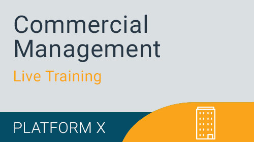 Commercial Management - Recovery Formula Building