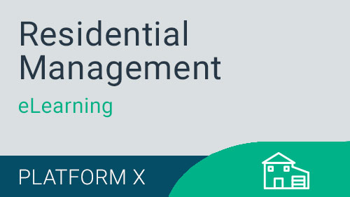 Residential Management - Accounts Receivable Daily Processes eLearning Version X