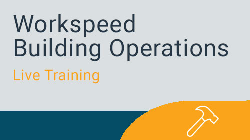 Workspeed Building Operations - Engineer Live Training