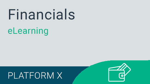Financials - Introduction to General Ledger eLearning Version X