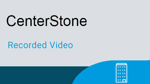 CenterStone - General Navigation Recorded Video
