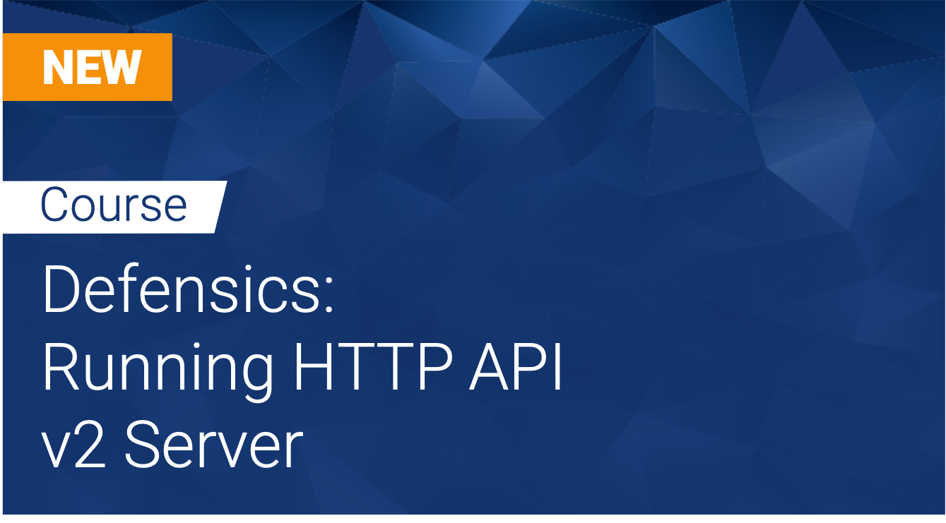 Defensics: Running HTTP API v2 Server
