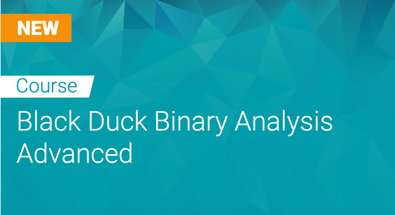 Black Duck Binary Analysis Advanced