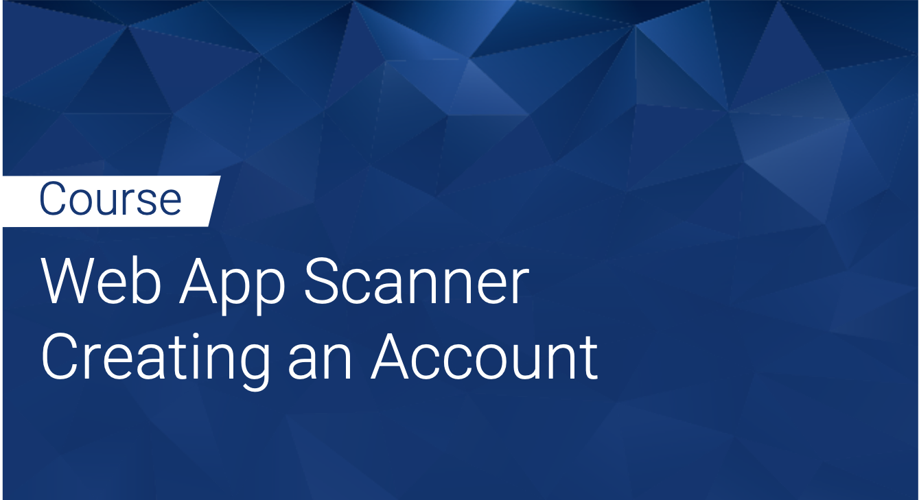 Tinfoil Web App Scanner: Creating an Account