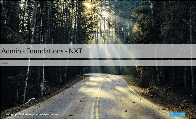 Admin - Foundations - NXT