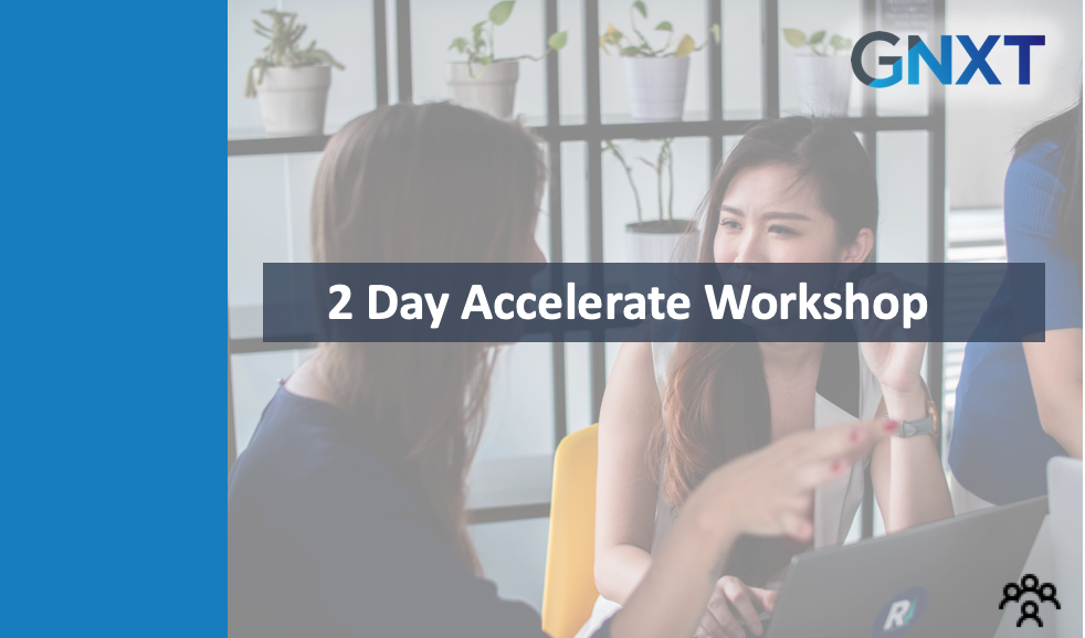 1 & 1/2 Day Accelerate Workshop - October 2019