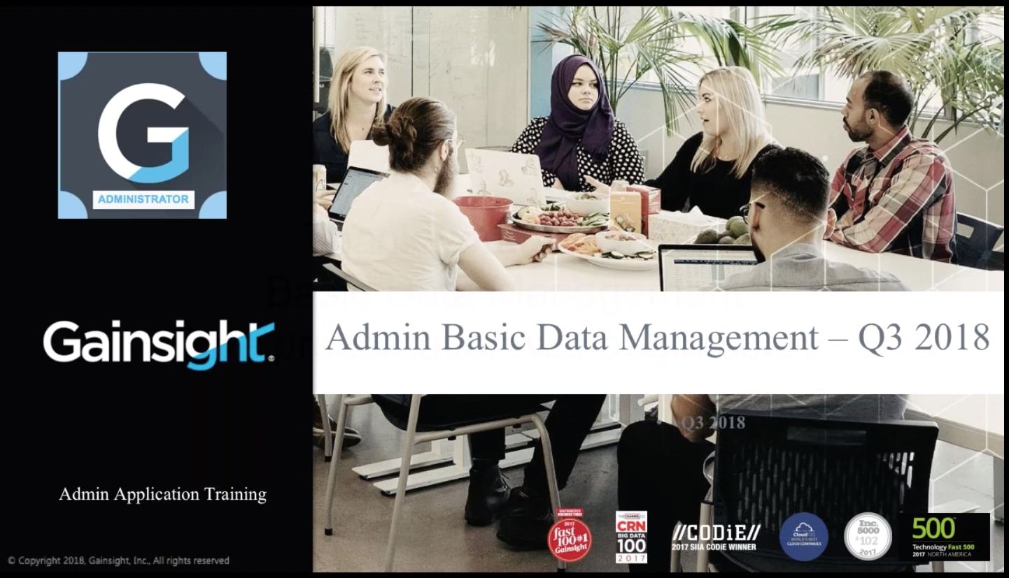 Admin - Basic Data Management - SFDC
