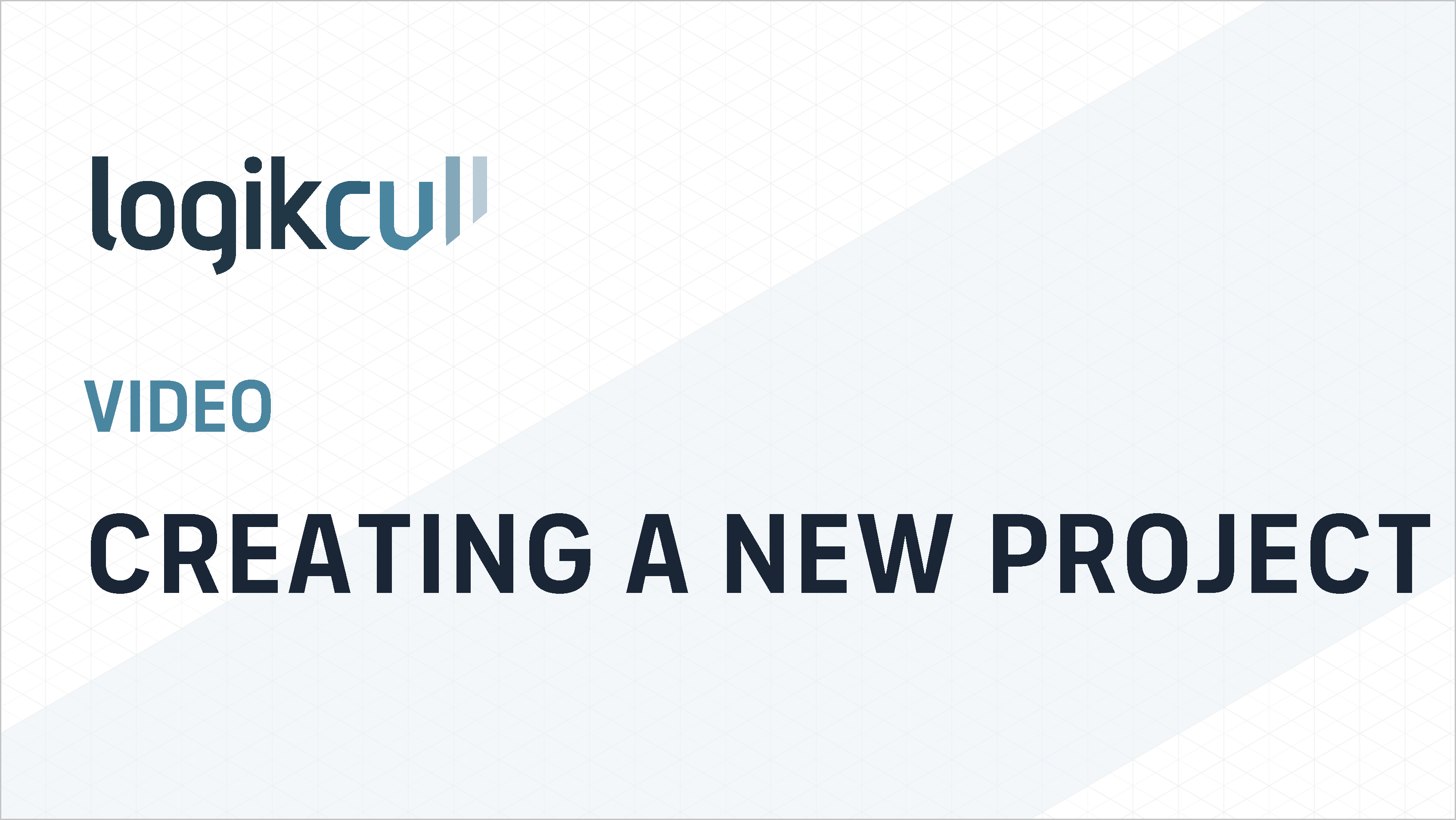 Creating a New Project