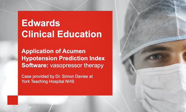 Acumen Hypotension Prediction Index Case Study 3