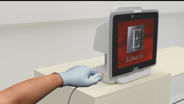 FloTrac sensor setup on HemoSphere monitor v 1 2019