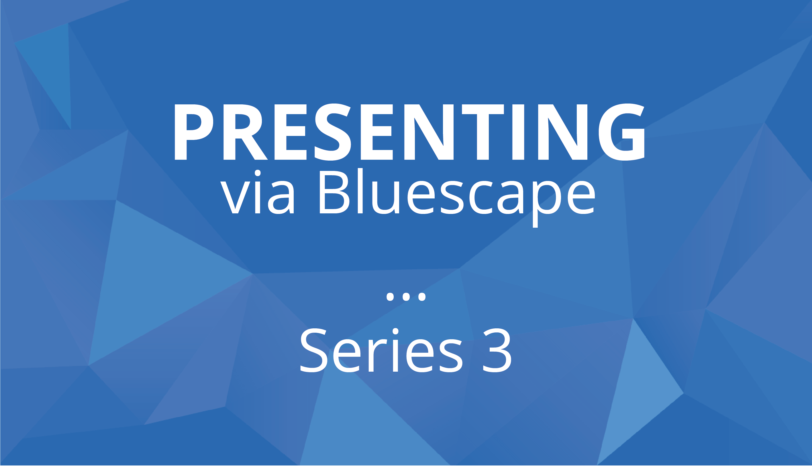 Learn to effectively present workspace content