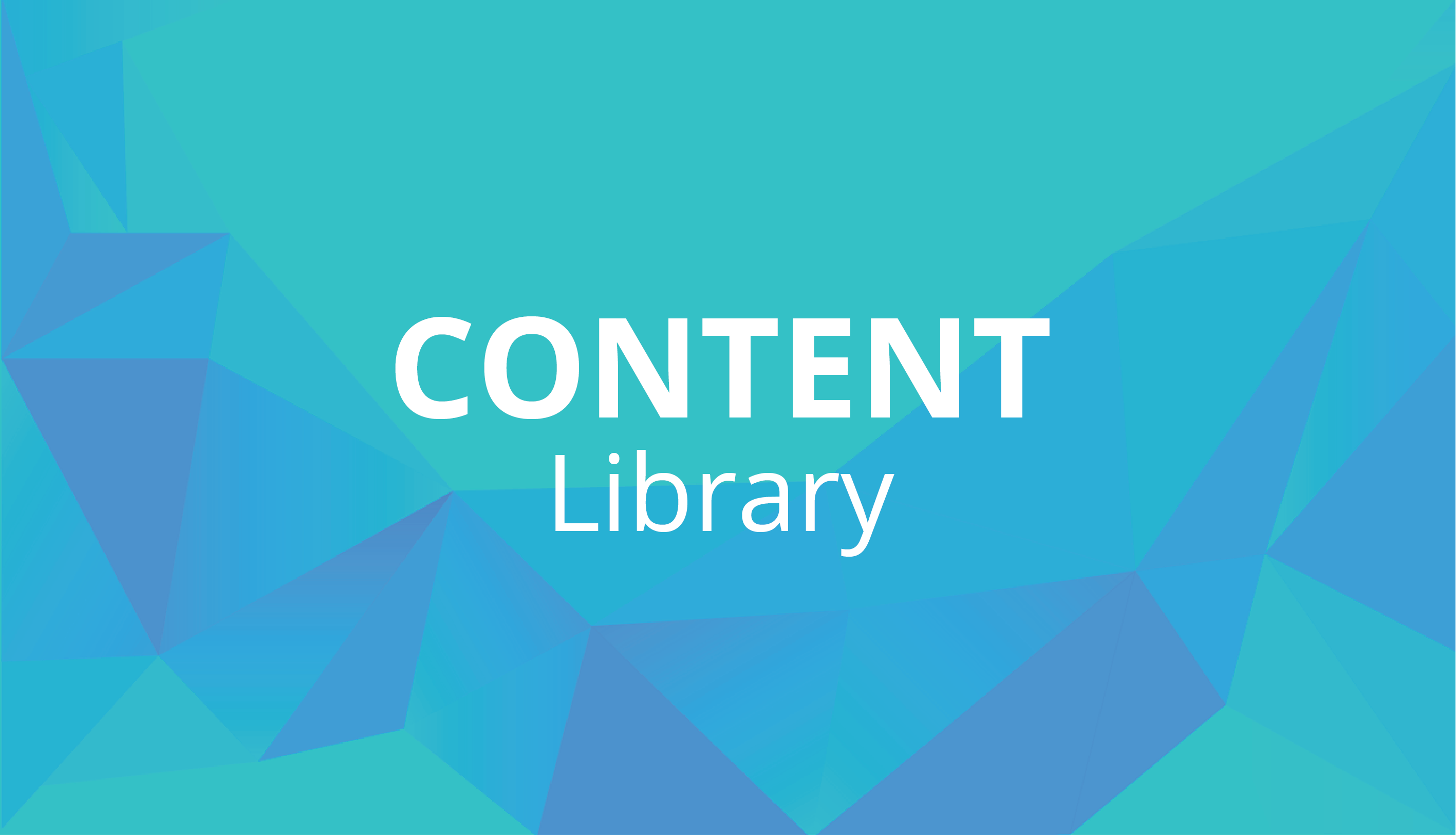 Access the content library for individual learning assets