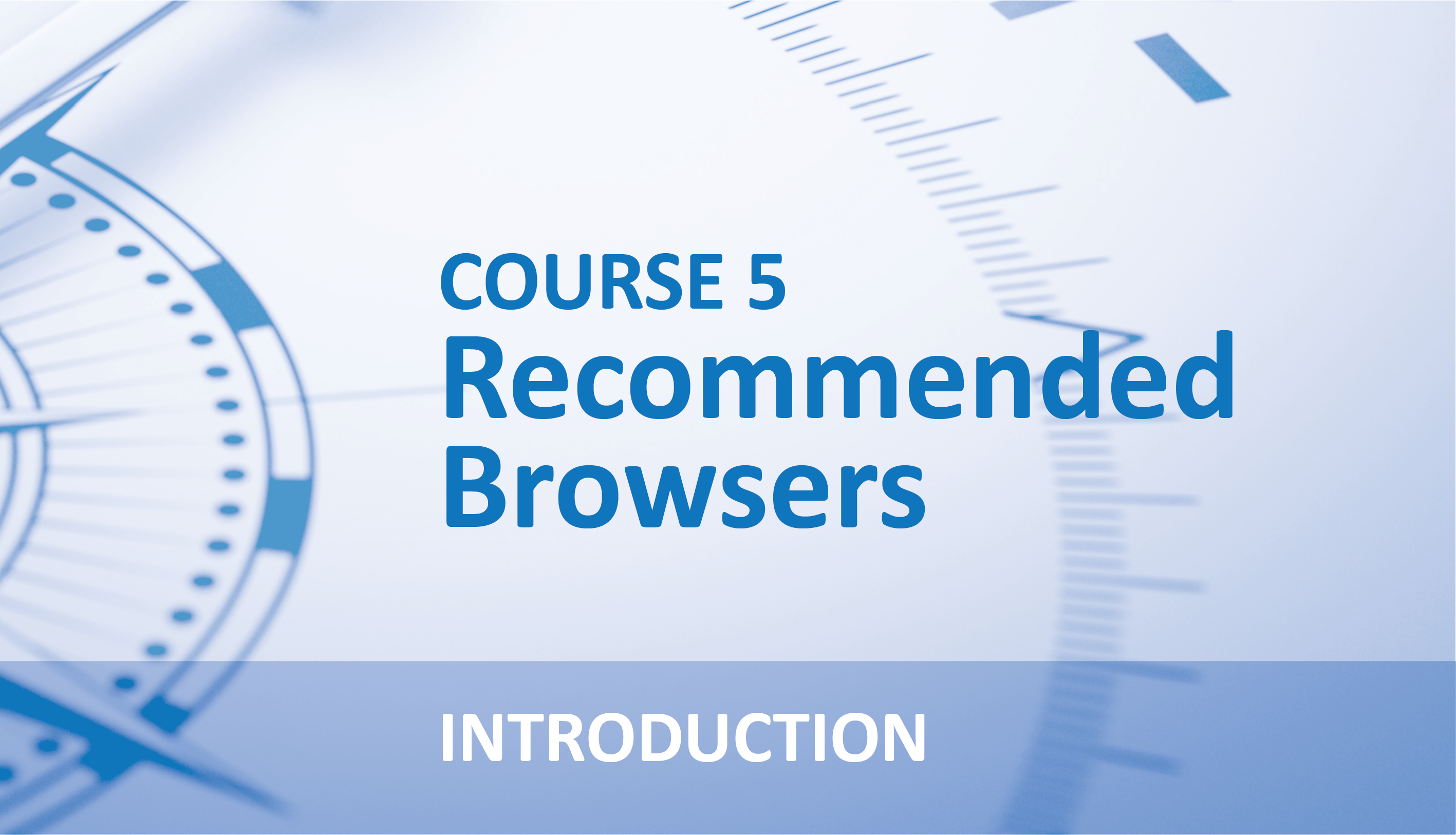 Recommended Browsers