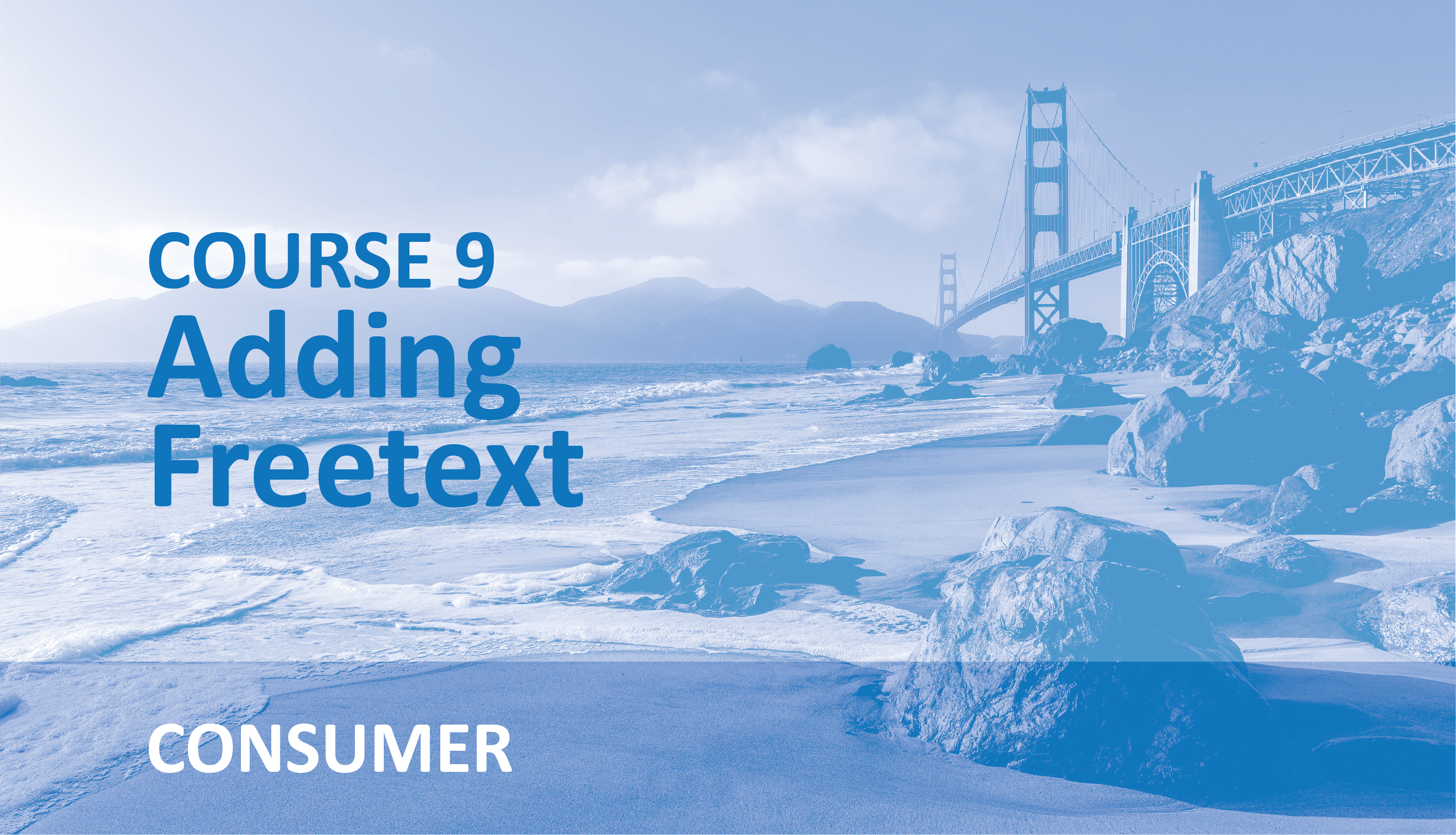 Adding Freetext