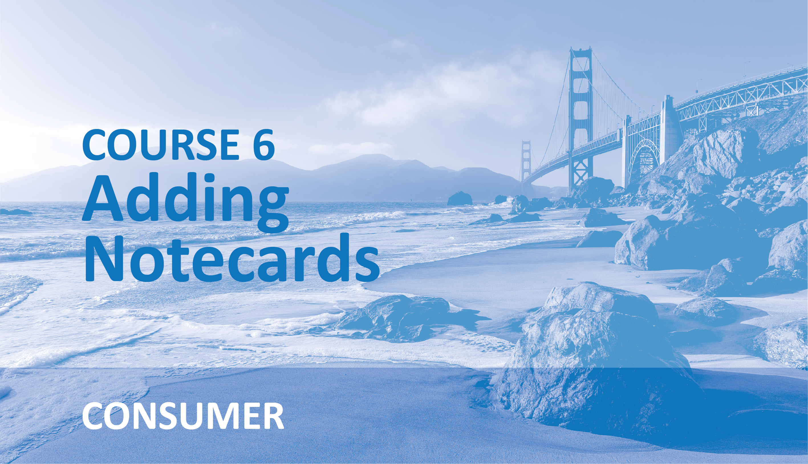 Adding Notecards