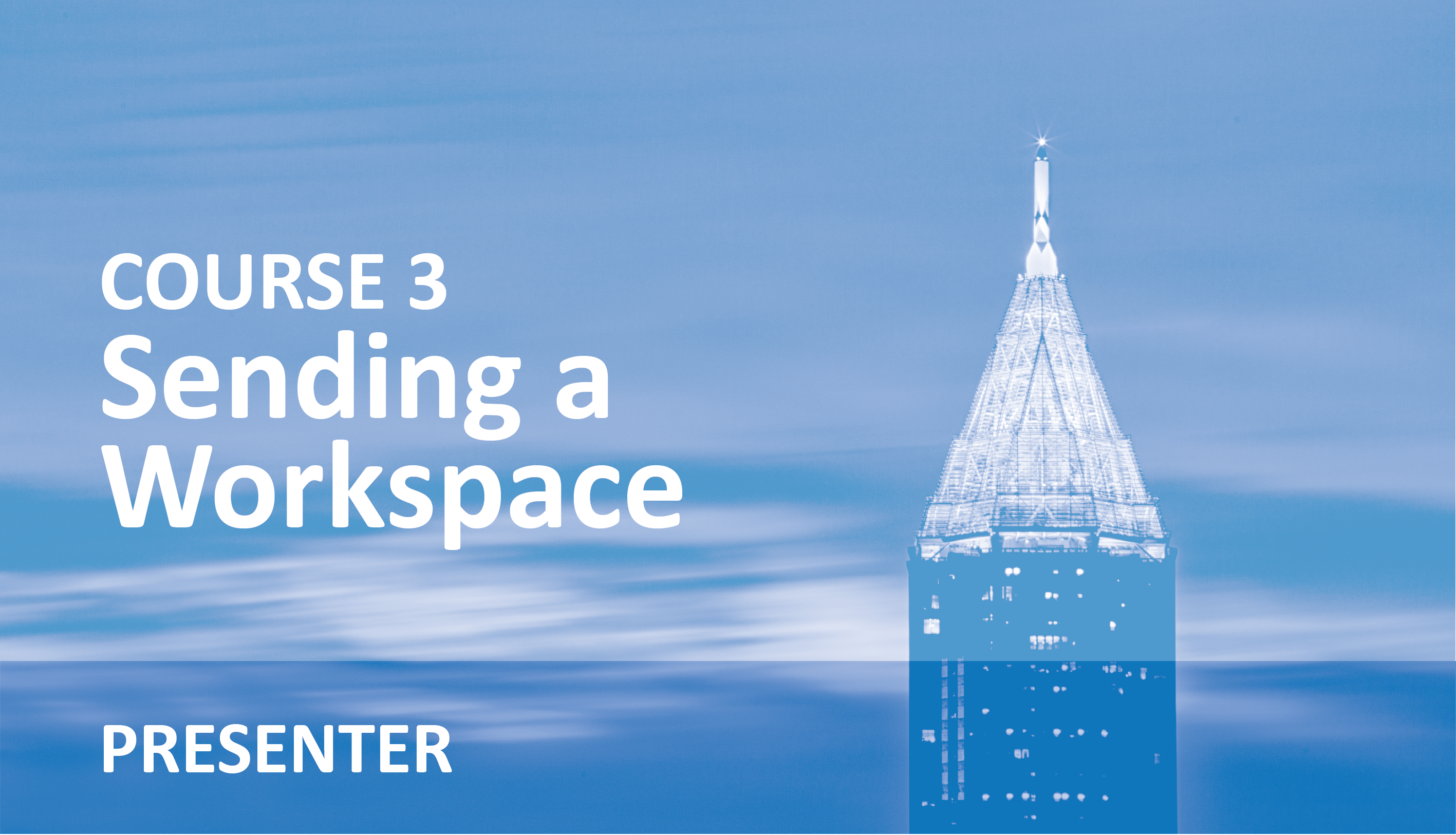 Sending a Workspace