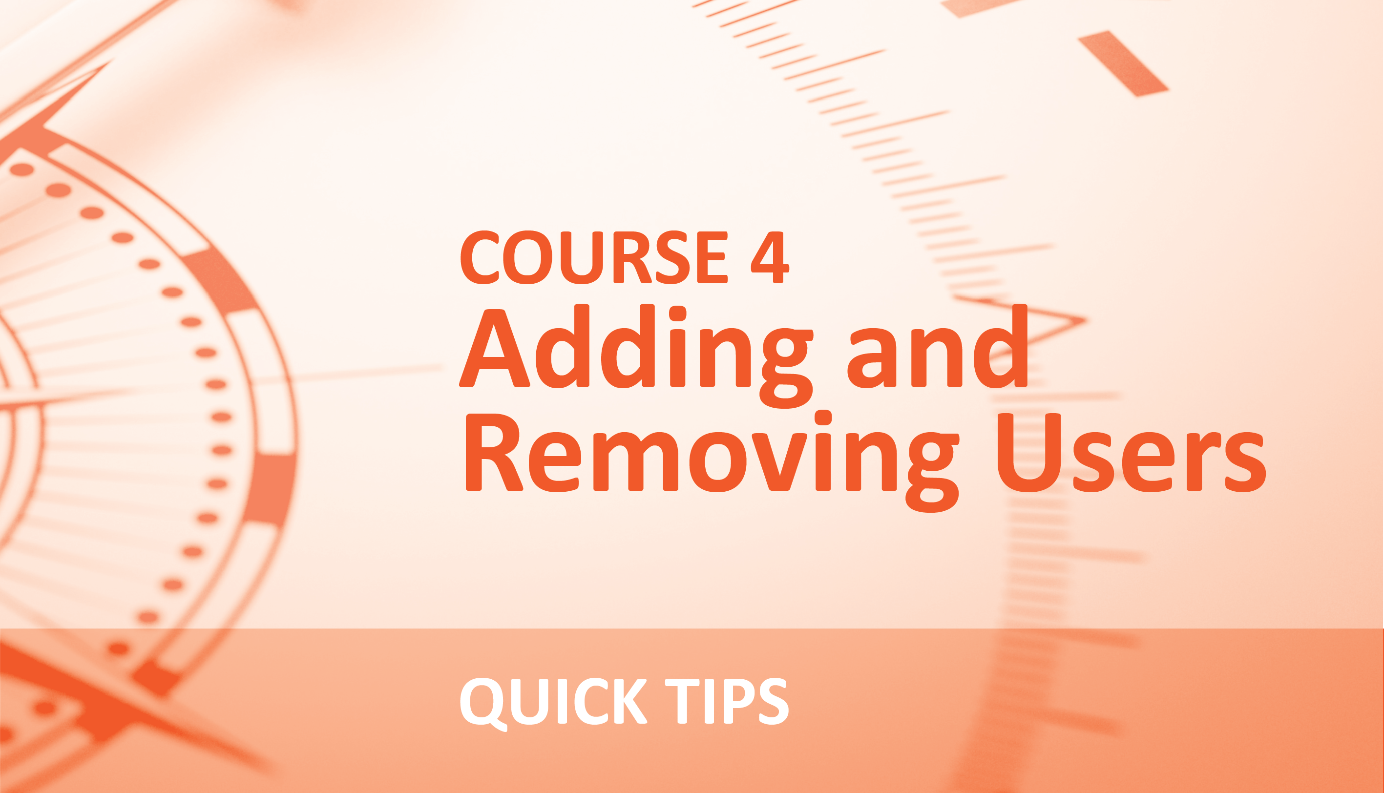 Adding and Removing Users
