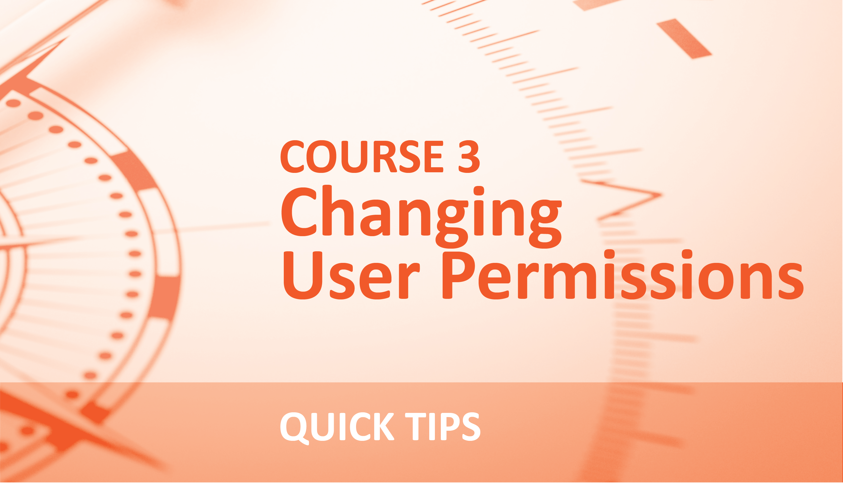 Changing User Permissions