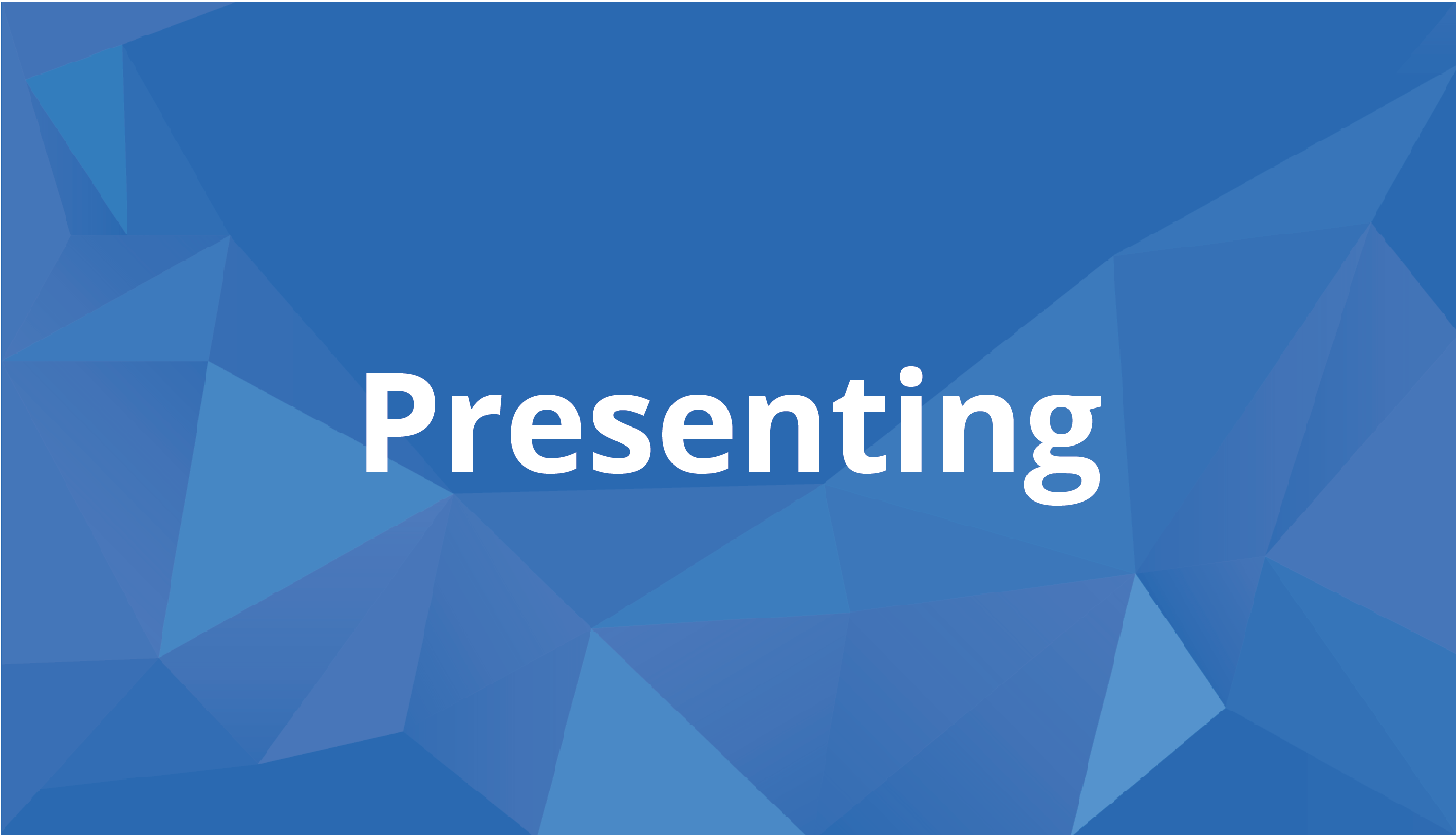 Haworth Course 5: Presenting with Bluescape