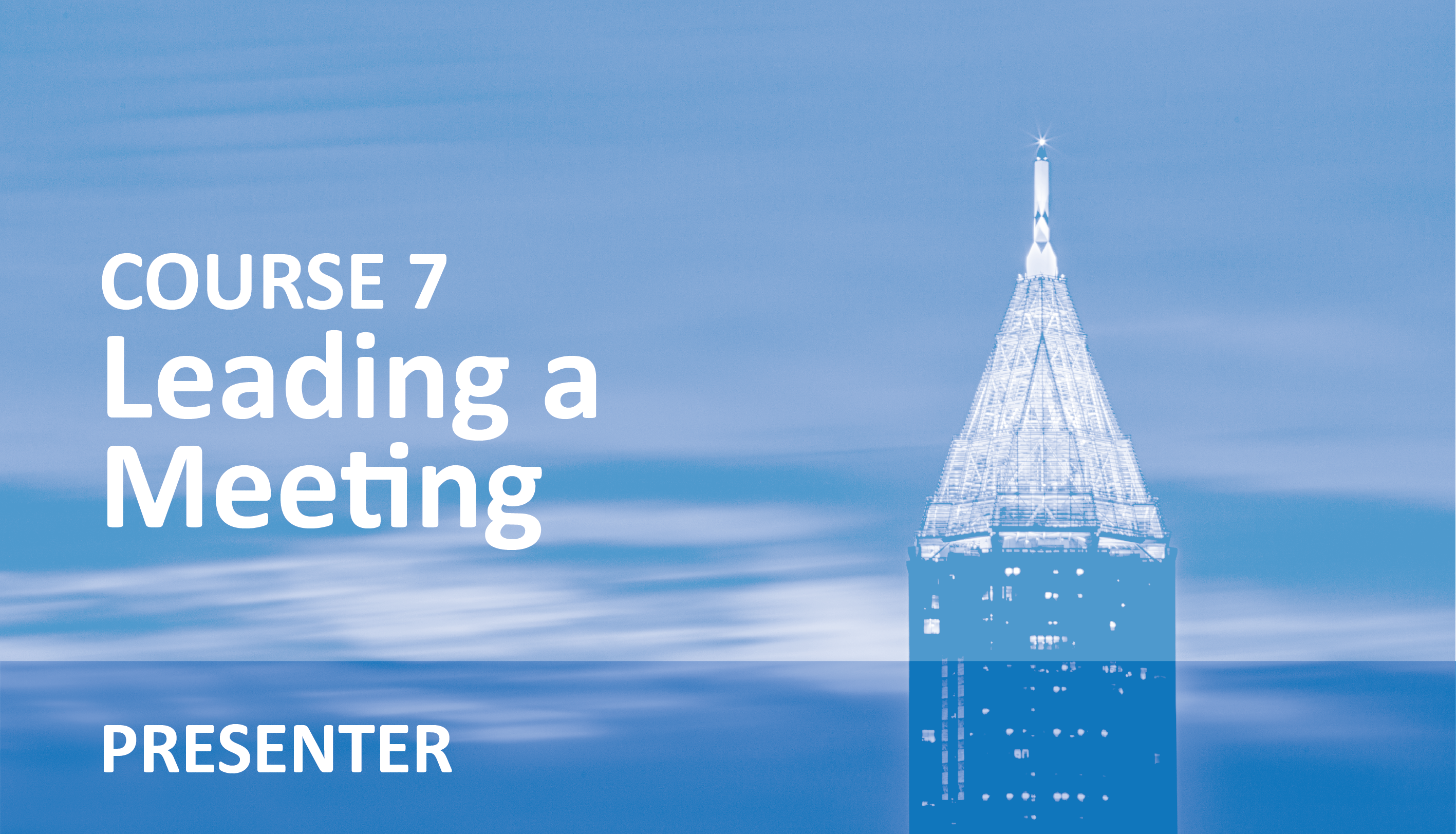 Leading a Meeting