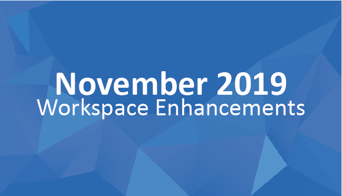 Improvements to managing your workspace content
